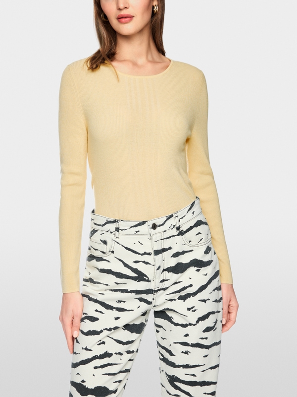 Pull en maille côtelée « Rethink Together »