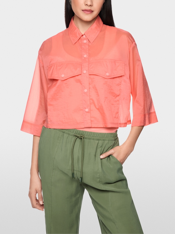 Transparent shirt blouse