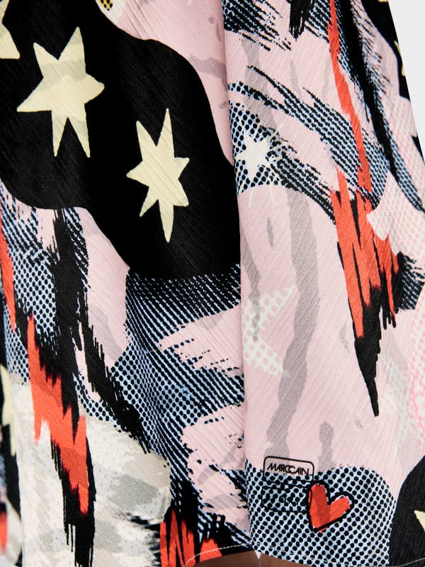 Jupe réversible avec imprimé