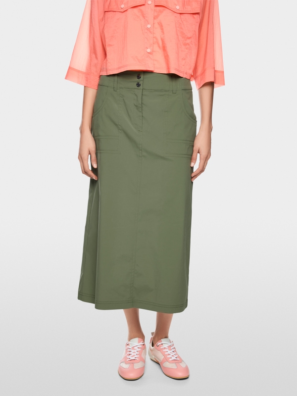 Tonal midi skirt