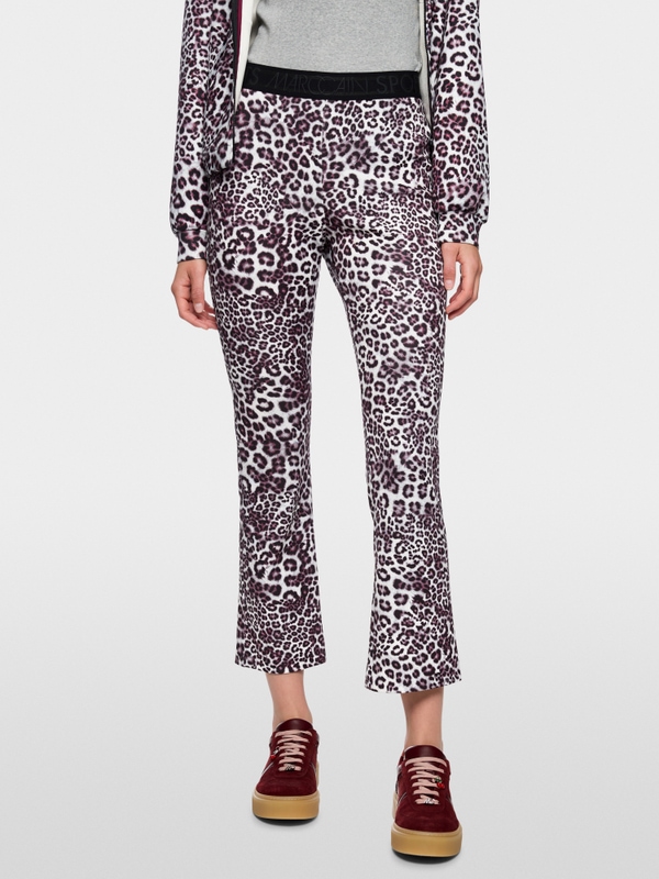 SOFIA leggings with leopard print