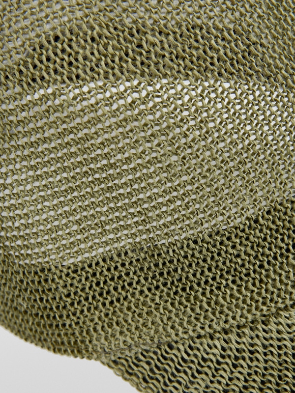 Cap with mesh look
