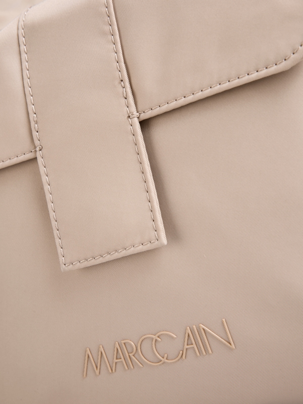 ‘Rethink Together’ nylon hobo bag