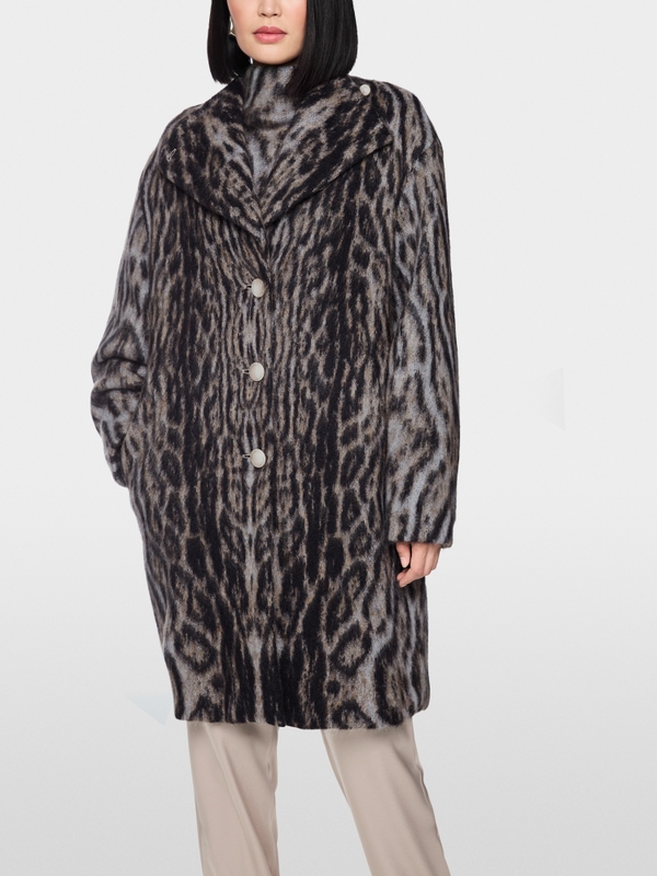 ‘Knitted in Germany’ ozelot coat