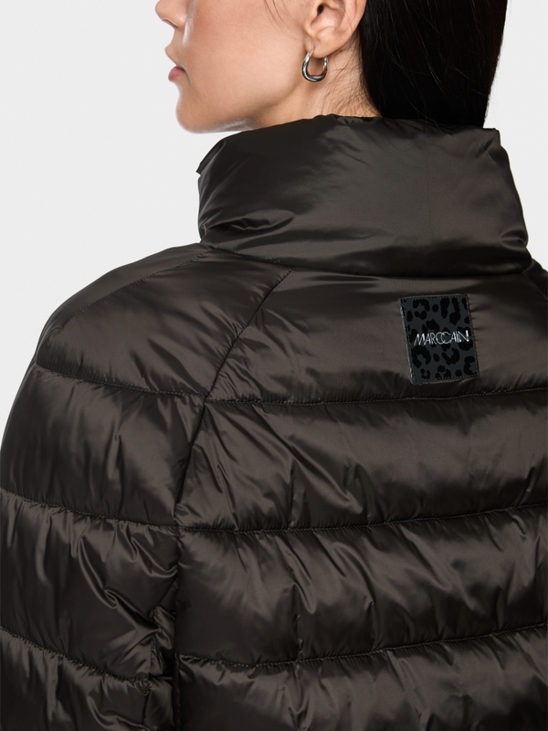 Quilted jacket with synthetic down