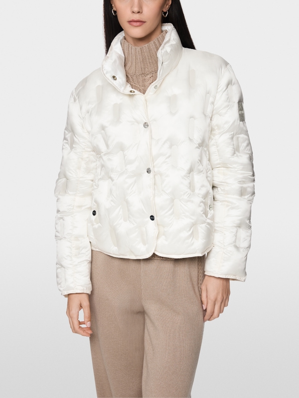 Quilted jacket with synthetic down