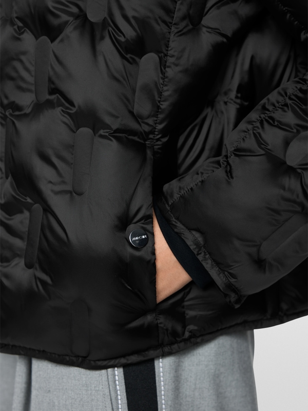 Quilted jacket with synthetic down