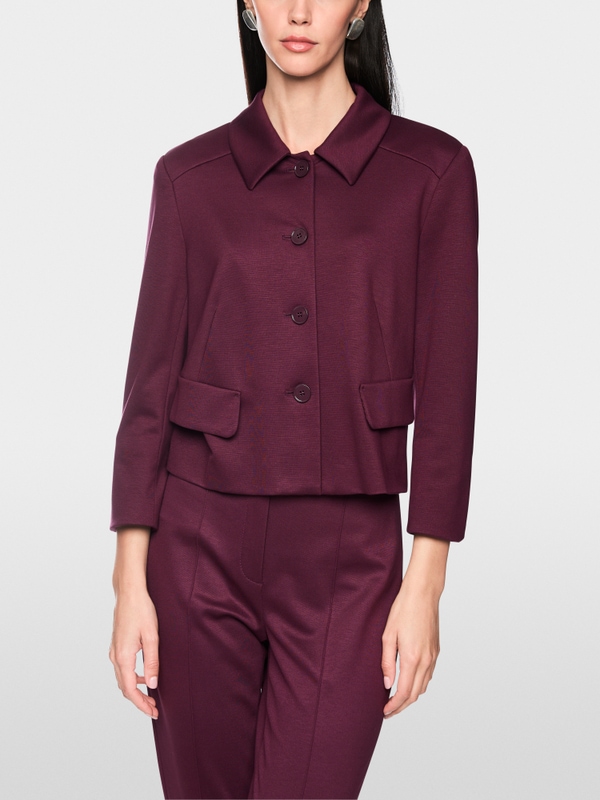 Stretch viscose short jacket