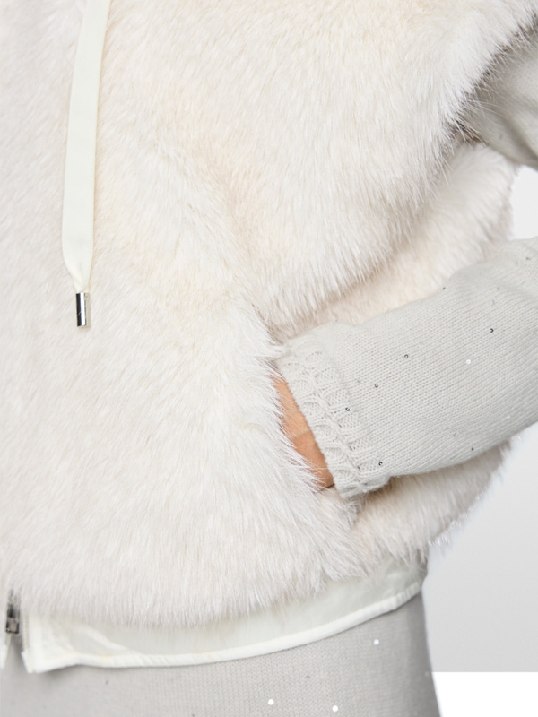Cosy faux fur waistcoat