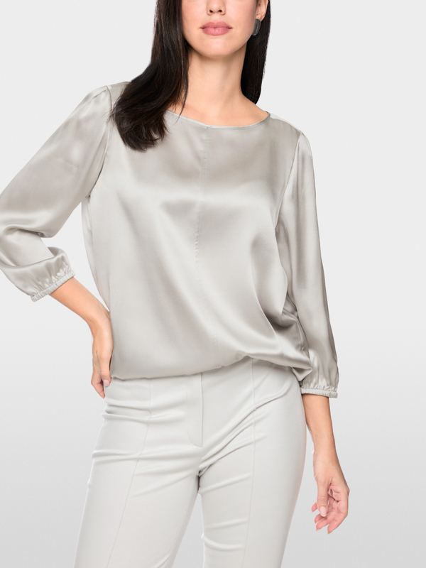 Silk blouse with 3/4 sleeves