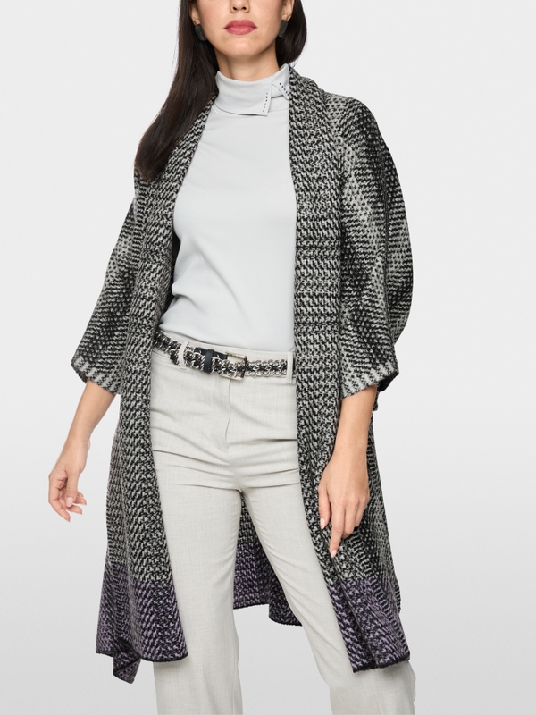 ‘Knitted in Germany’ knitted coat