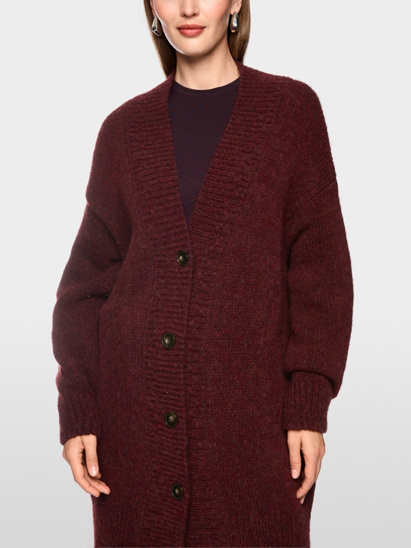 Manteau en maille grossière 