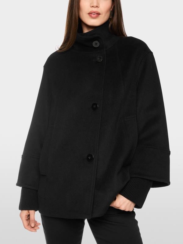 Veste d'extérieur à col montant