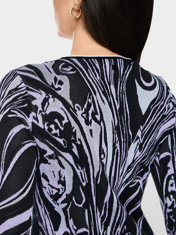 Robe longue en maille tricotée en Allema