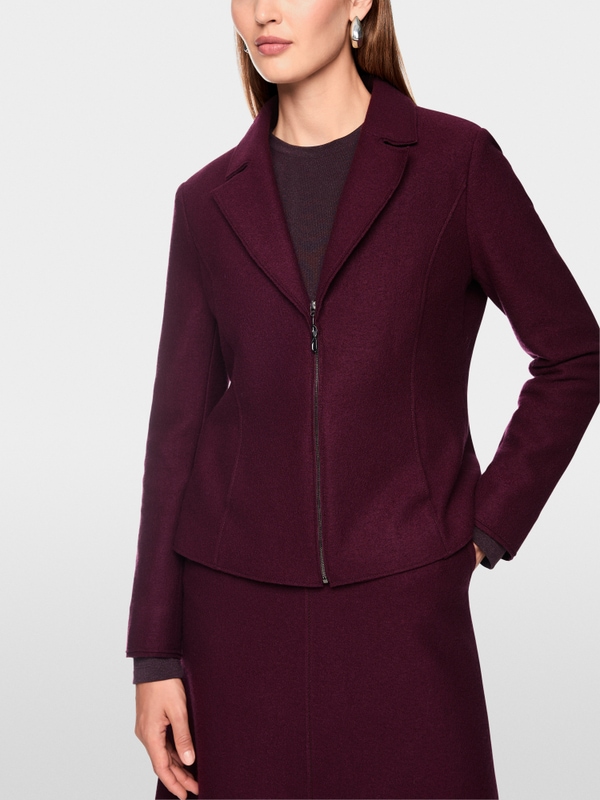‘Knitted in Germany’ fitted blazer