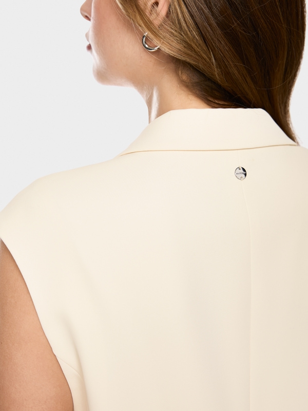 Gilet blazer sans manches