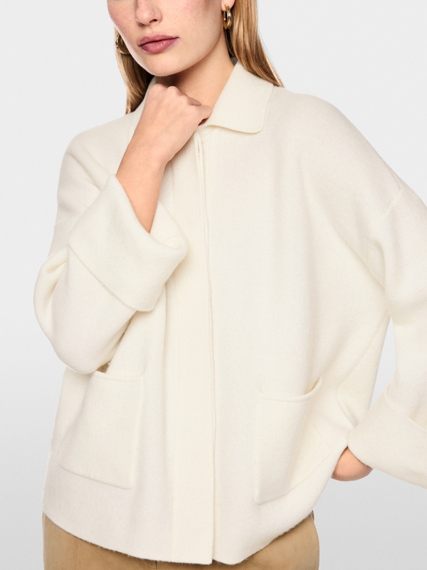 New wool and cashmere cardigan