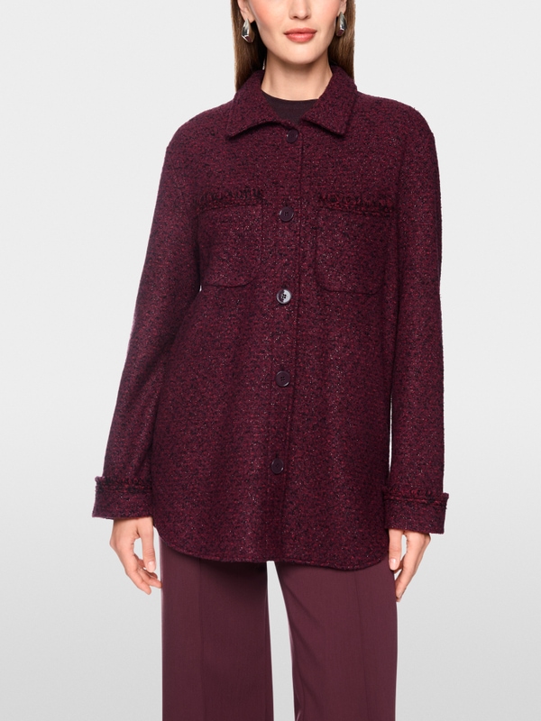 ‘Knitted in Germany’ bouclé cardigan