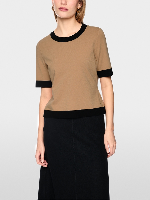 ‘Knitted in Germany’ short sleeve jumper