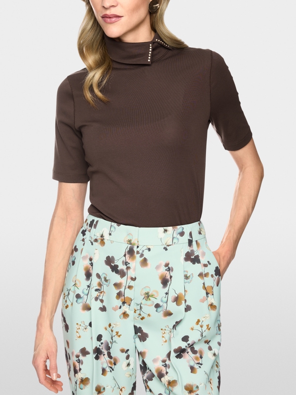 Stretch cotton shirt