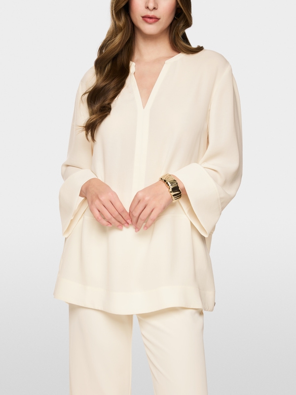 Loose tunic-style blouse