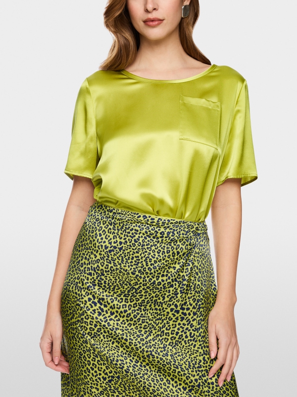 Silk jersey shirt
