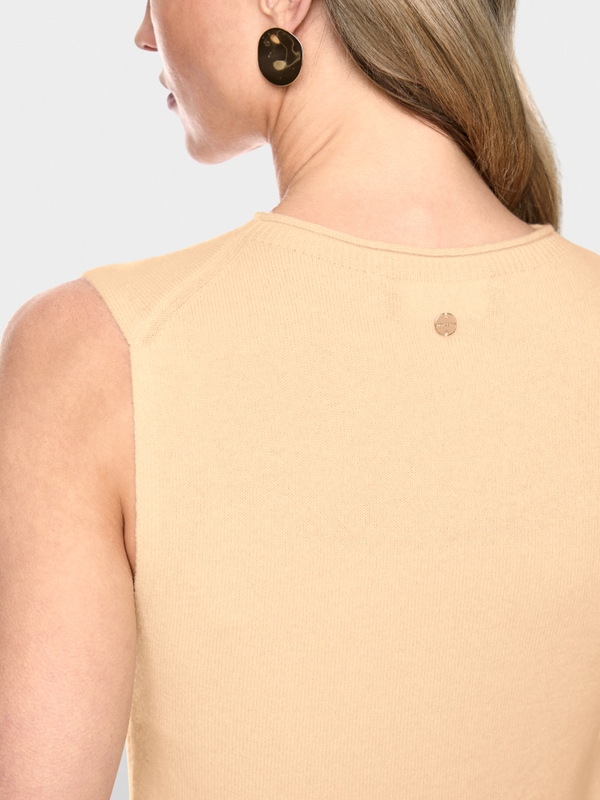 Cashmere top with peplum