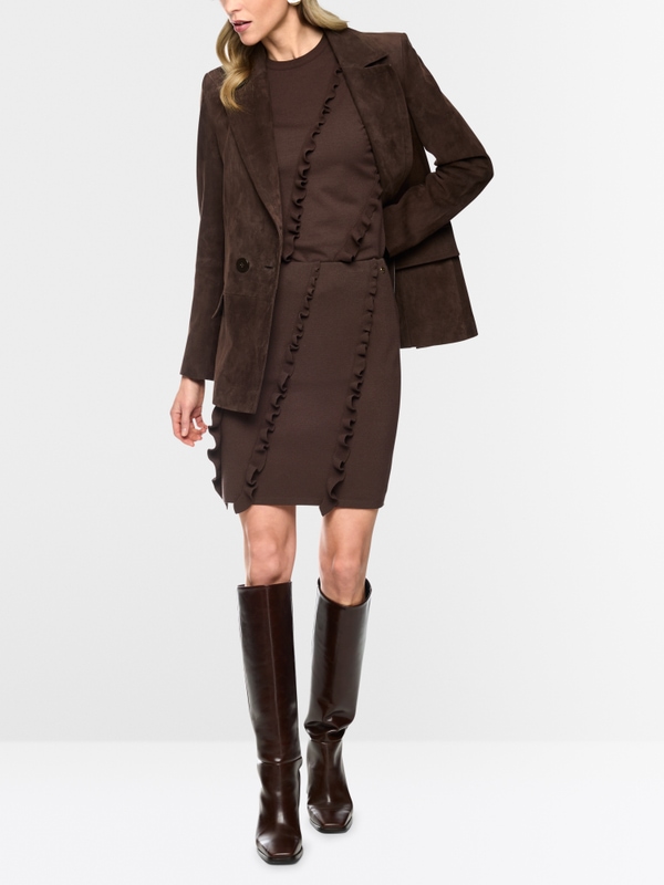 “Knitted in Germany” mini skirt