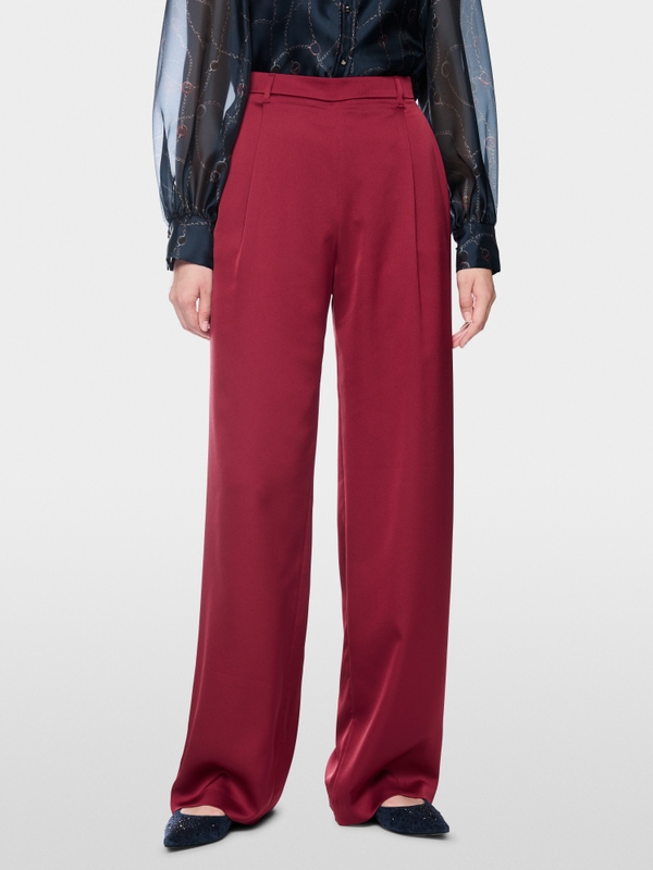 WEDI wide-cut pleated trousers