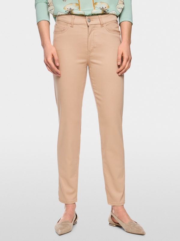 SILEA slim fit cropped-cut trousers