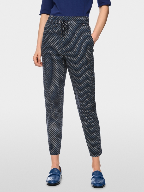 RHODOS relaxed fit pull-on trousers