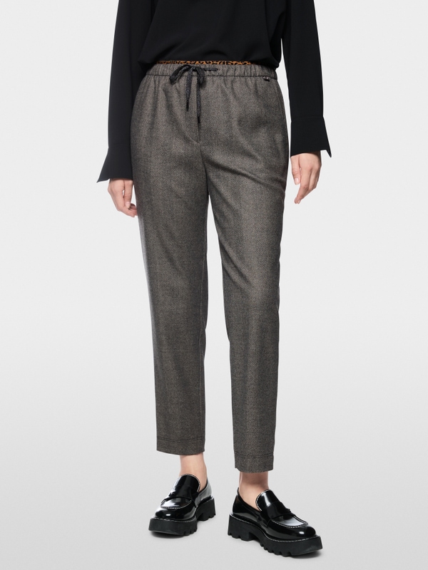 RHODOS relaxed fit pull-on trousers