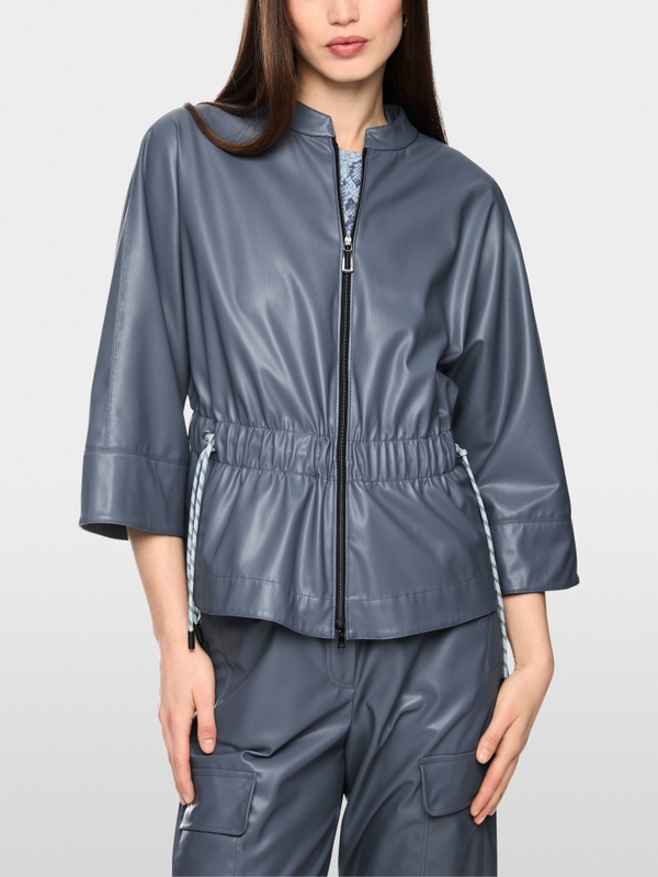 Faux leather jacket