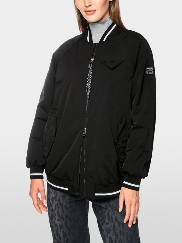 Contemporary look college-style jacket