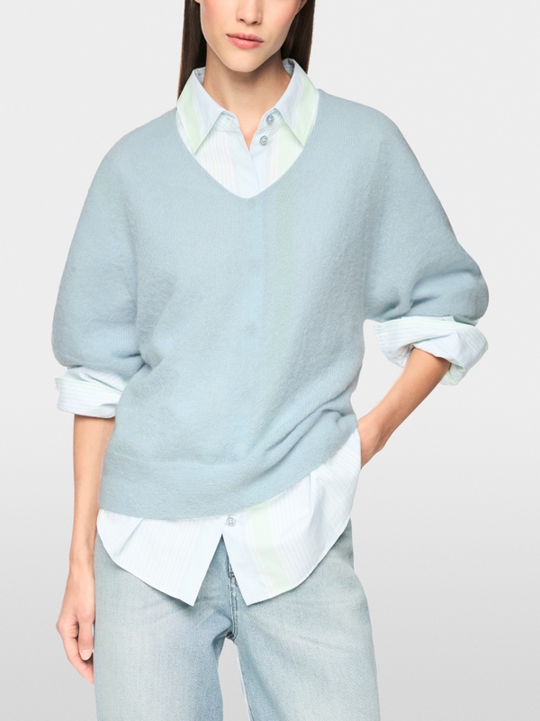 ‘Knitted in Germany’ shortsleeve jumper