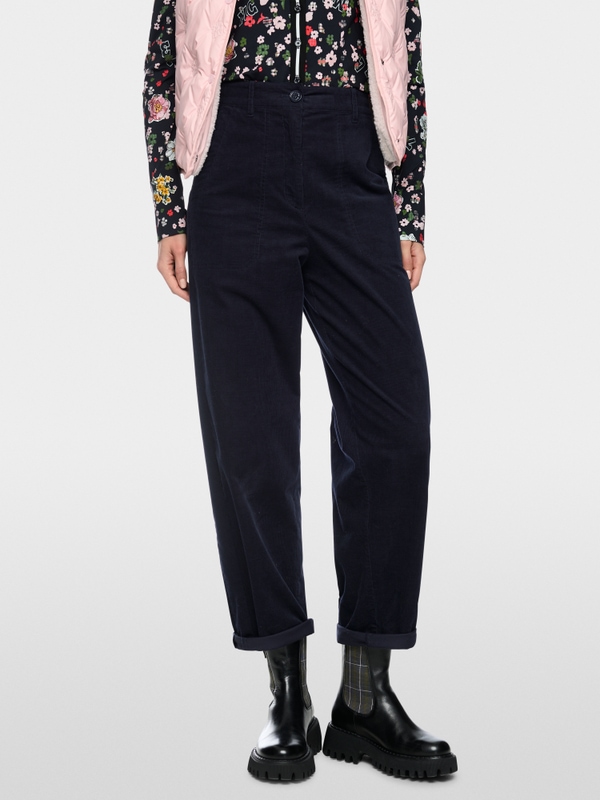 RUMA O-shape relaxed fit cord trousers