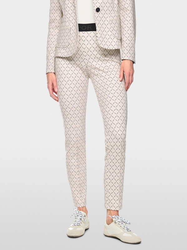 Pantalon imprimé en jersey scuba