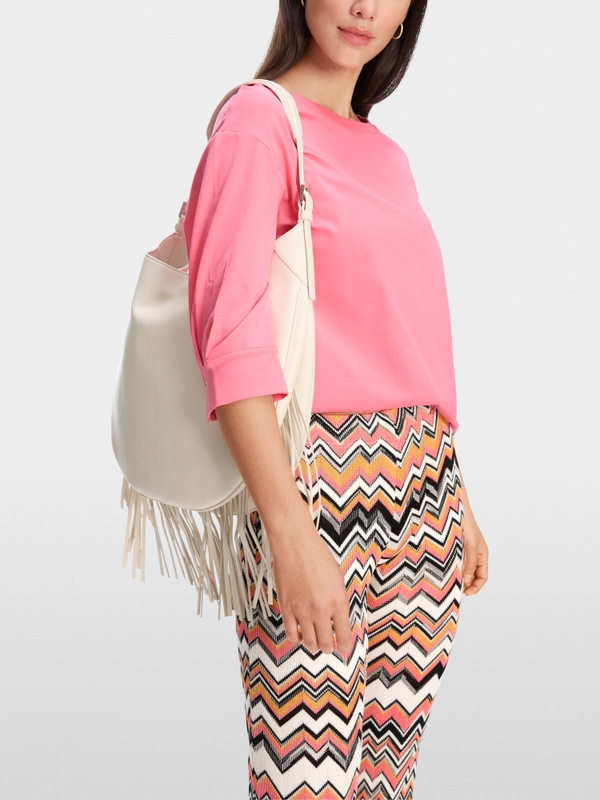 T-shirt with mid-length sleeves
