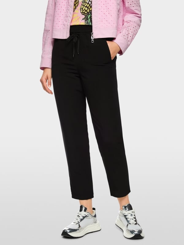 Pantalon large à enfiler en uni - Modèle RHODOS