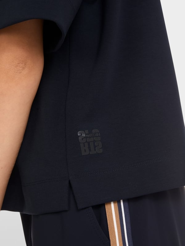 Cropped T-Shirt mit Kurzarm