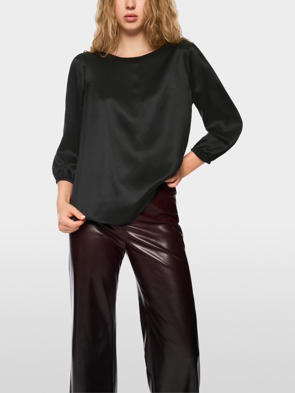 Lockere Seidenbluse