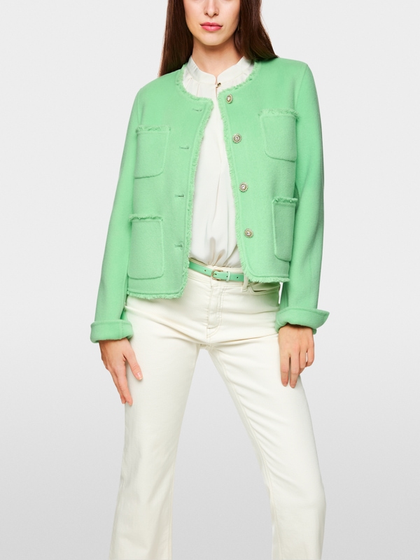 Jacke mit aufgesetzten Taschen