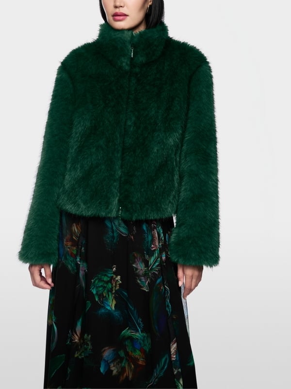 Cosy faux fur jacket