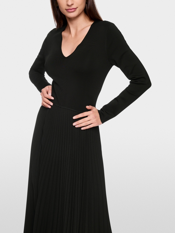 Robe en viscose plissée
