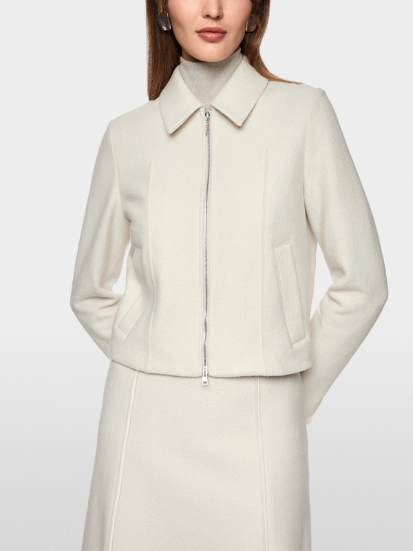 Veste en laine vierge Knitted in Germany