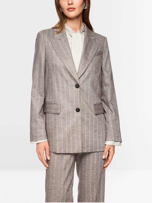 Elegant blazer with stripes