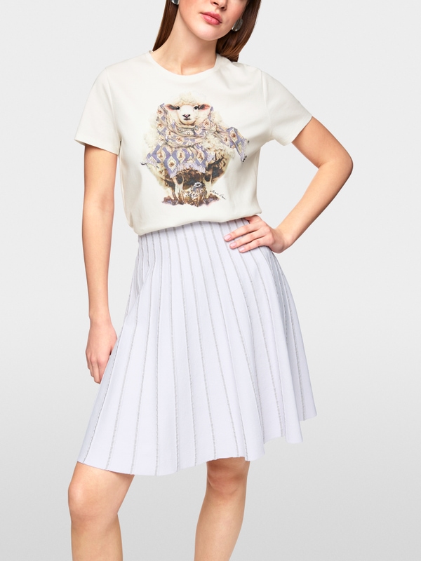 T-shirt met 3D-applicatie
