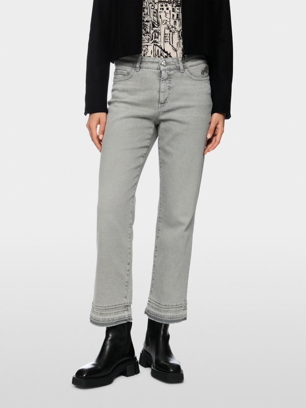 FORLI jeans with flower appliqué