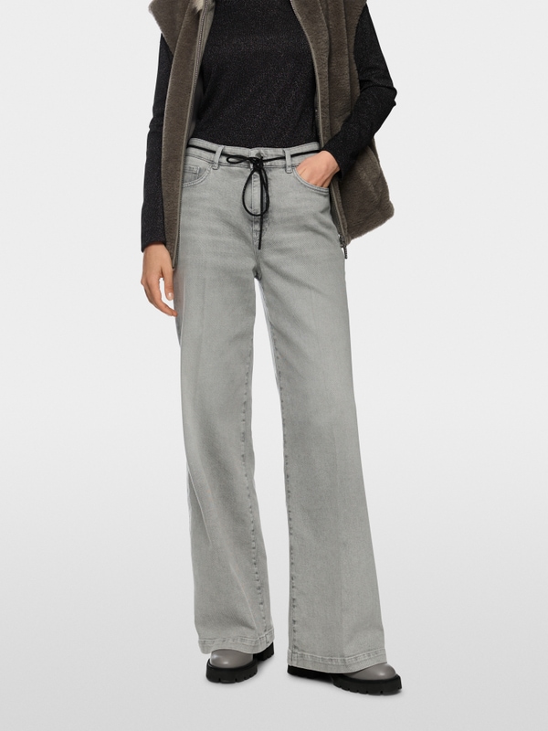 Jeans WARRI coupe large avec broderie