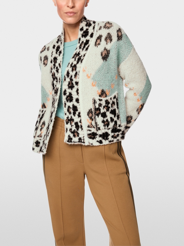 Cardigan ouvert – « Knitted in Germany »